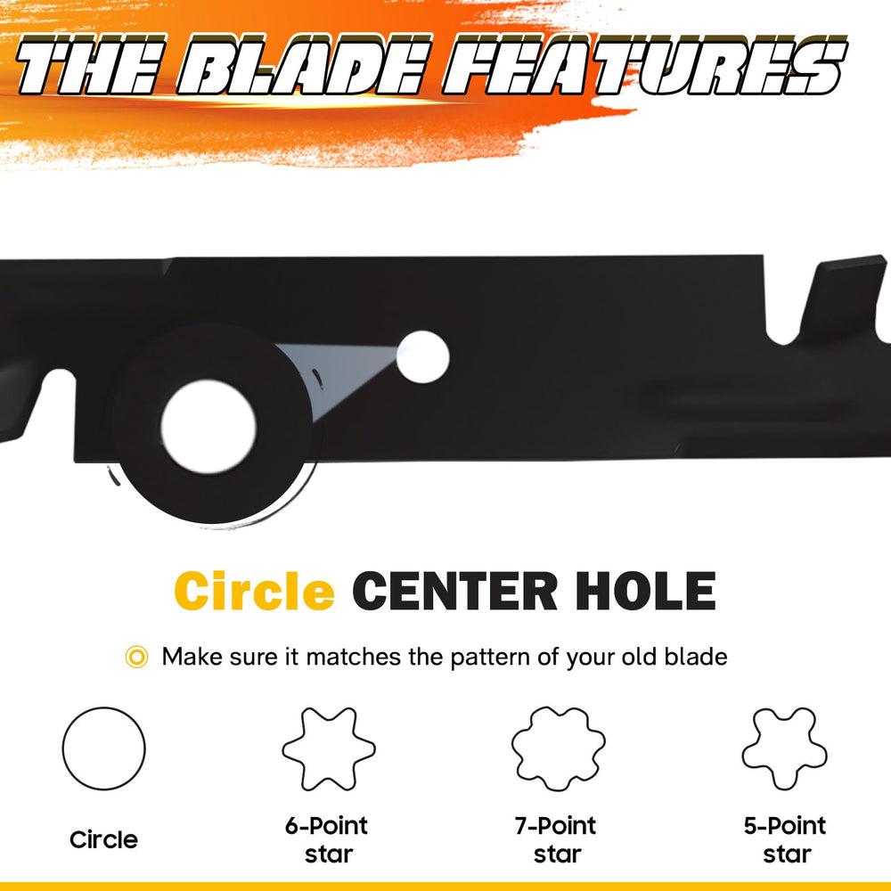 ILONPA blades beside tape measure showing accurate dimensions for fitment