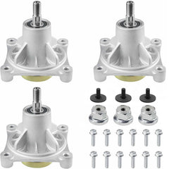 ILONPA spindle assembly front view showing mounting points and durable housing benefit