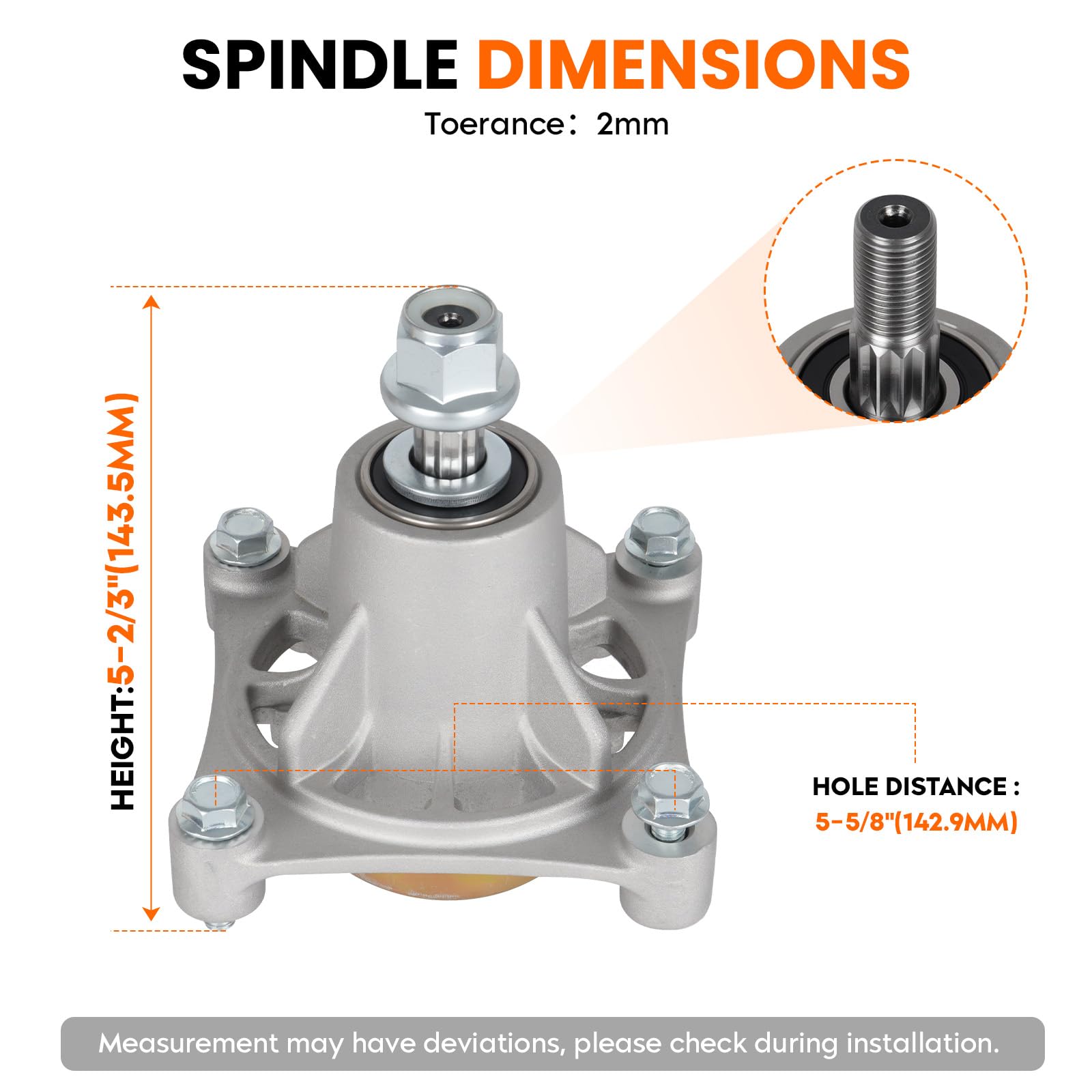ILONPA close-up of bearing housing highlighting precision machining and reliability