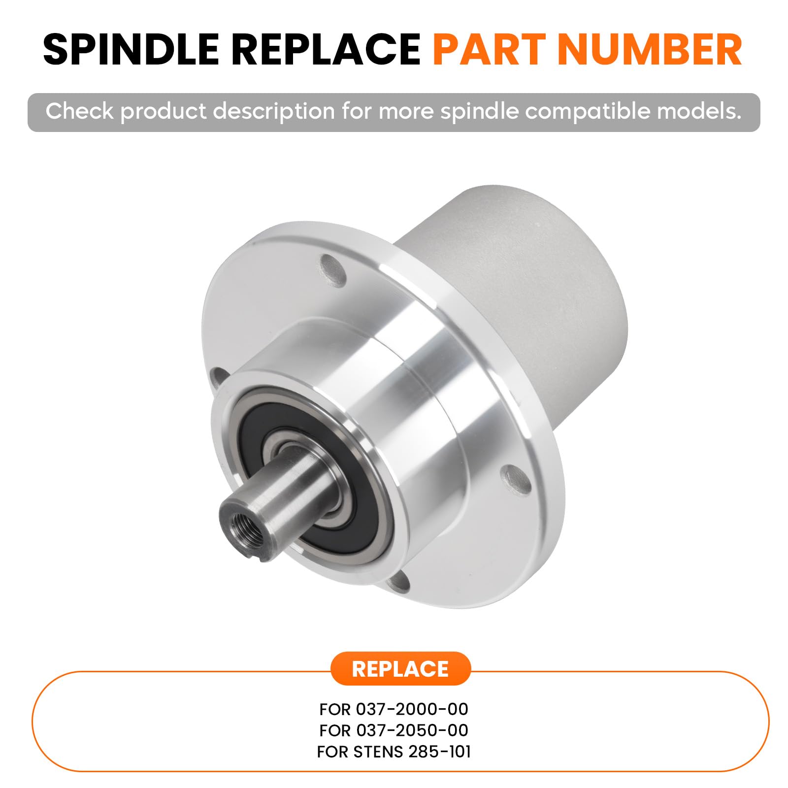ILONPA spindle height measured with scale demonstrating correct 5-3/4 inch dimension for fitment