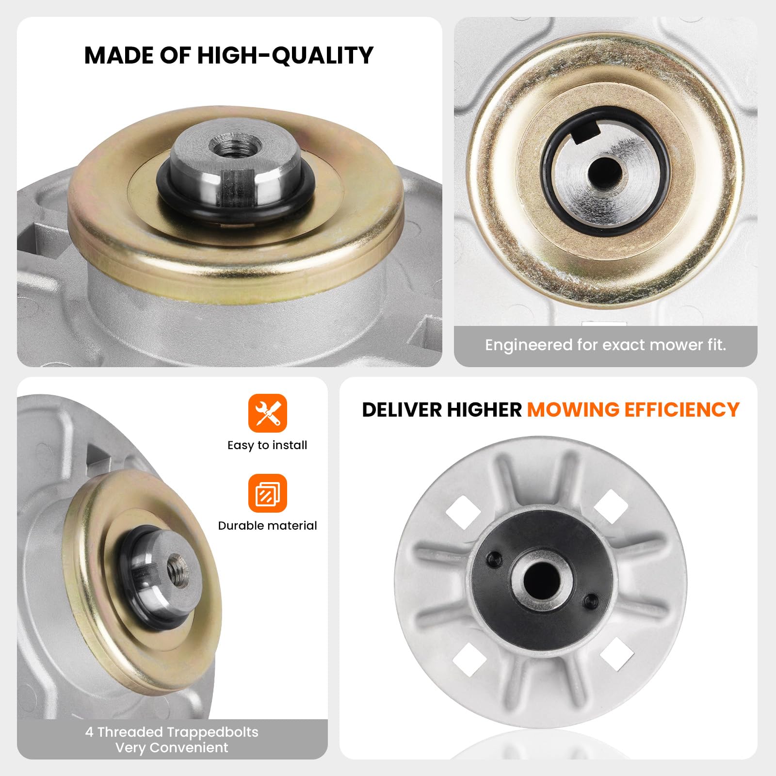 ILONPA spindle height measurement demonstrating correct 4 1/4 inch fit