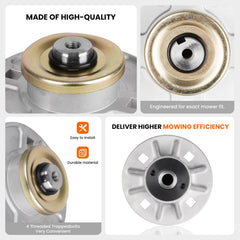 ILONPA spindle height measurement demonstrating correct 4 1/4 inch fit