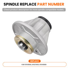 ILONPA spindle installed on mower deck improving blade alignment and cut