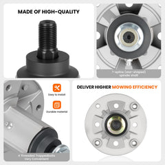 ILONPA spindle mounting holes detail for correct bolt alignment