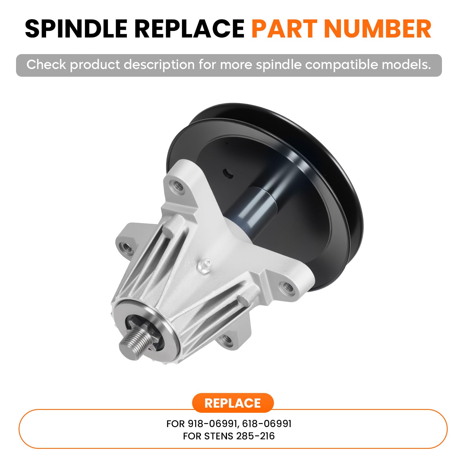 ILONPA pulley mount detail with 6-point star showing secure belt engagement
