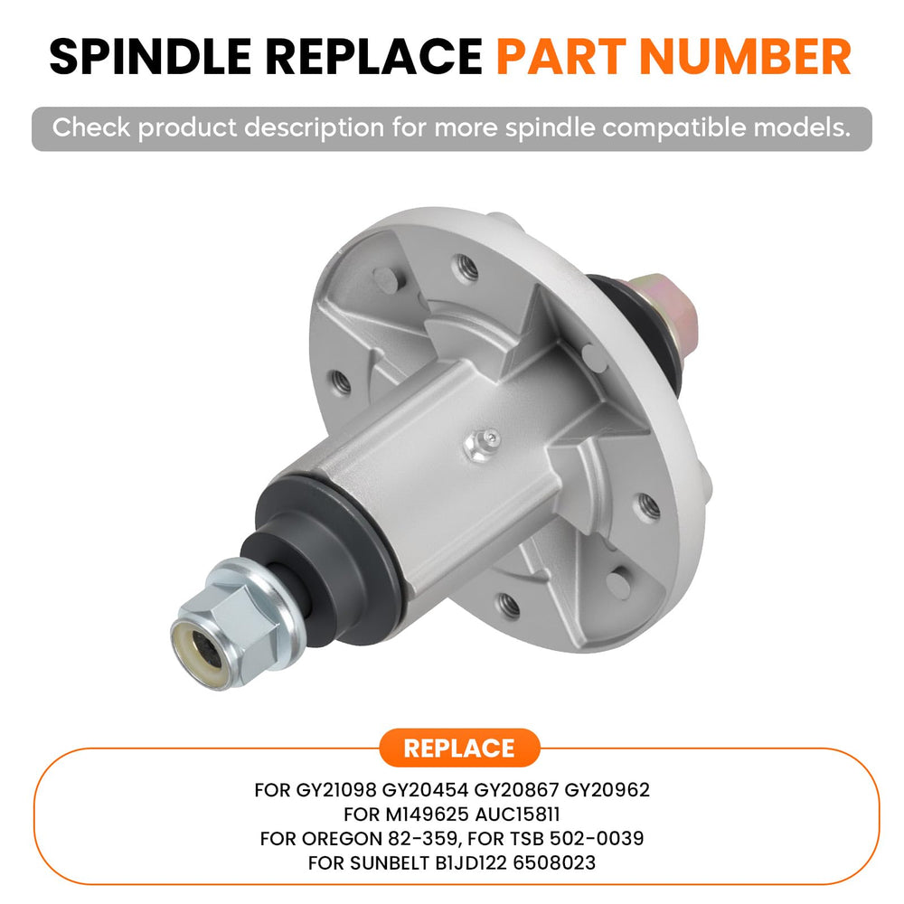ILONPA spindle top shaft closeup showing precise bearing seat
