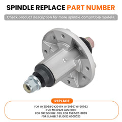 ILONPA spindle top shaft closeup showing precise bearing seat
