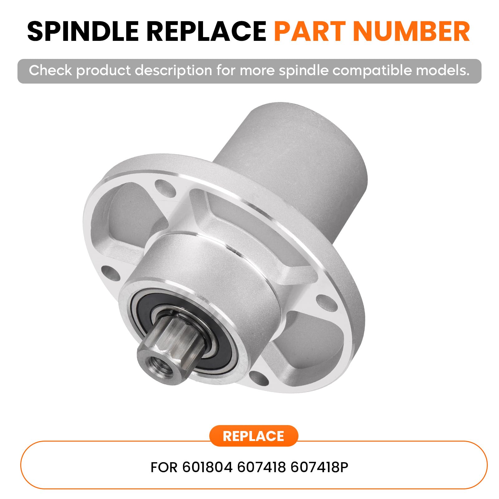 ILONPA top view of spindle bearing housing demonstrating heavy-duty construction