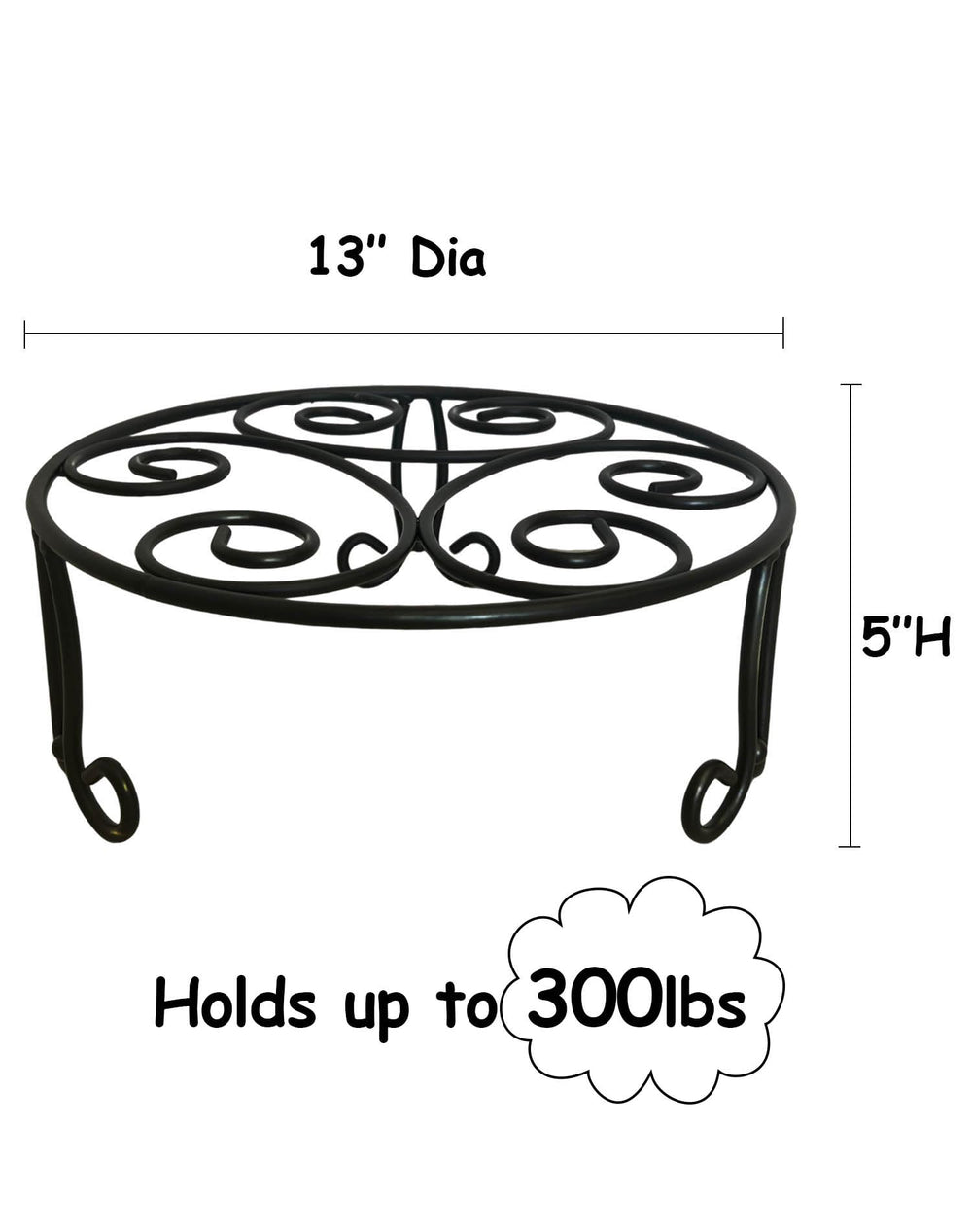 iLTreFlo close-up of solid iron double-leg, durable strength benefit
