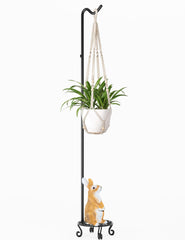 iLTreFlo front view with hanging planter showing stable display