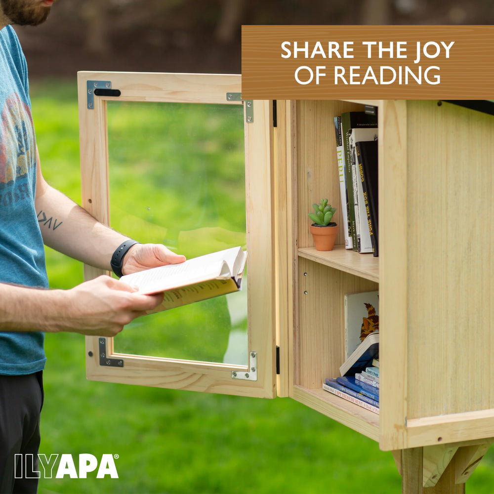 Ilyapa with stacked books for scale showing roomy 16x14x22 interior