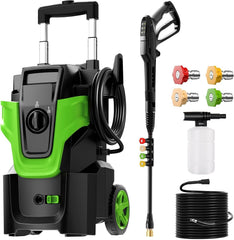 Imdot front angle view showing sturdy housing and controls for durable outdoor cleaning