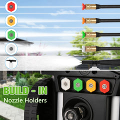 Imdot long 33ft hose extended for wide reach and easier maneuvering