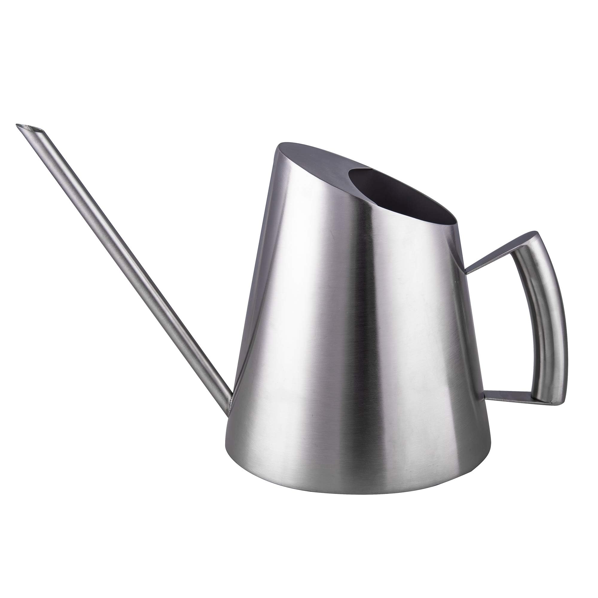 IMEEA stainless steel watering can front view showing clean modern design and precise pouring benefit