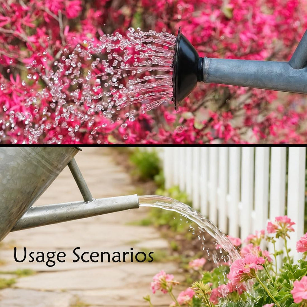 IMIMHOME watering can in a balcony garden scene showing tidy watering benefit