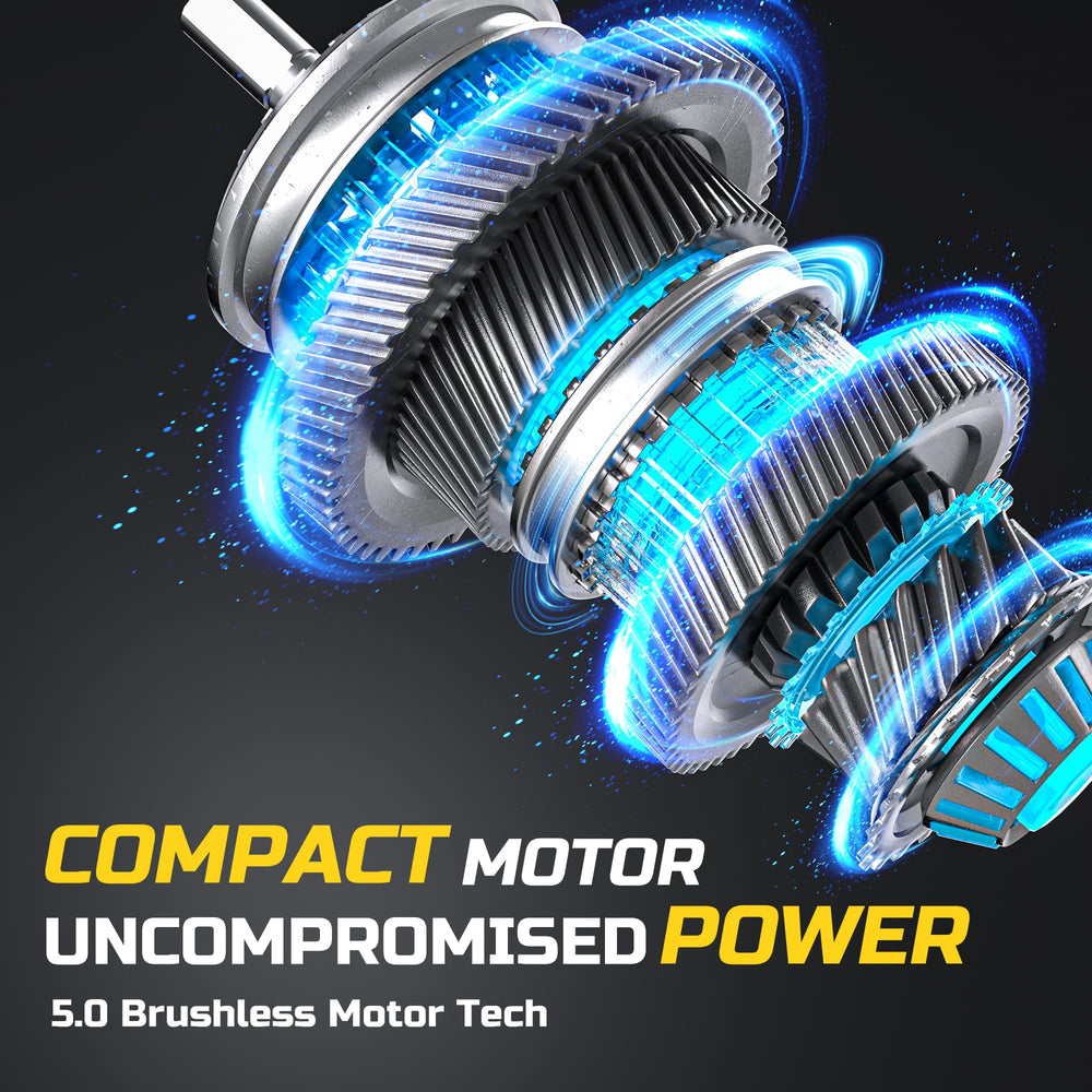 IMOUMLIVE battery and charger displayed indicating long runtime convenience