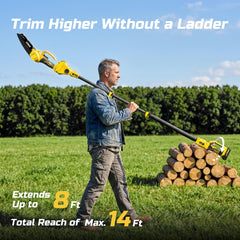 IMOUMLIVE rotatable head angled for overhead cuts improving ergonomics