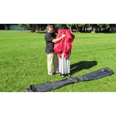 IMPACT canopy internal pocket with spikes secured to protect gear