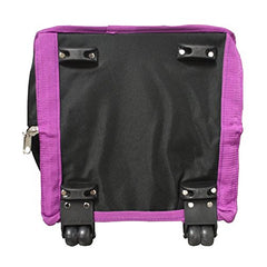 IMPACT canopy roller bag in use transporting a folded 10x10 canopy for easier setup