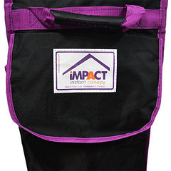 IMPACT canopy roller bag wheel closeup highlights durable nylon wheel for smooth transport