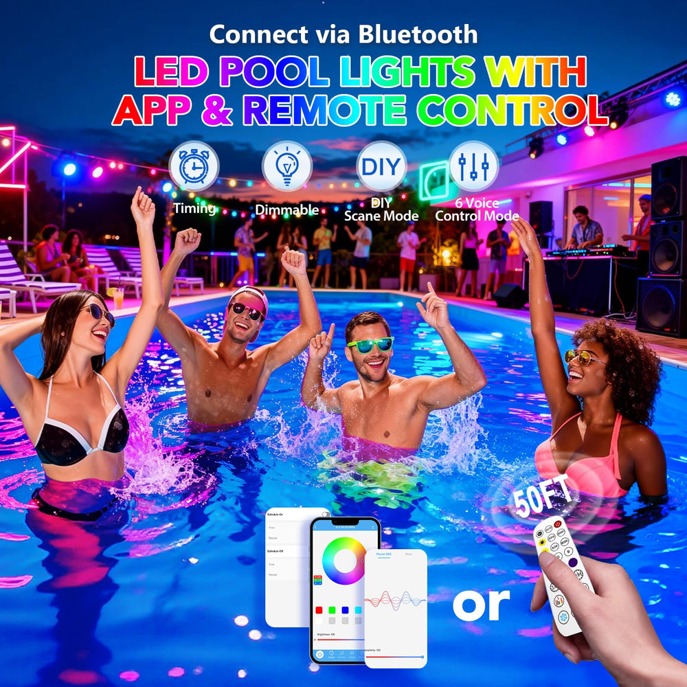Implimage app control on phone enabling easy color and timer settings