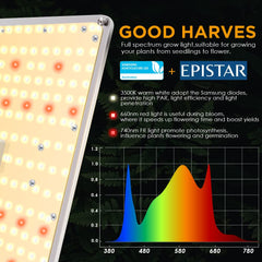 IMVSINCERE close-up of Samsung LM301 diodes highlighting efficient photon output