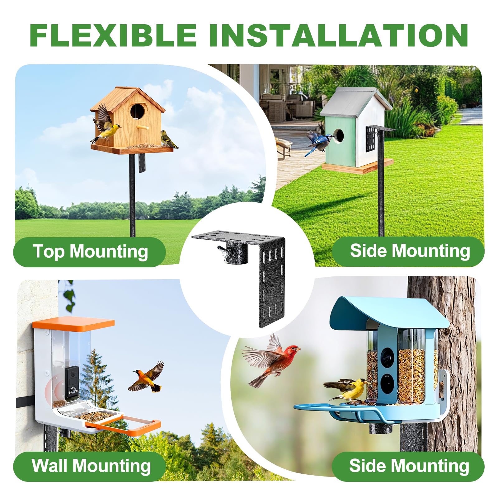 inanil feeder with bird-cam showing support for lightweight camera setups