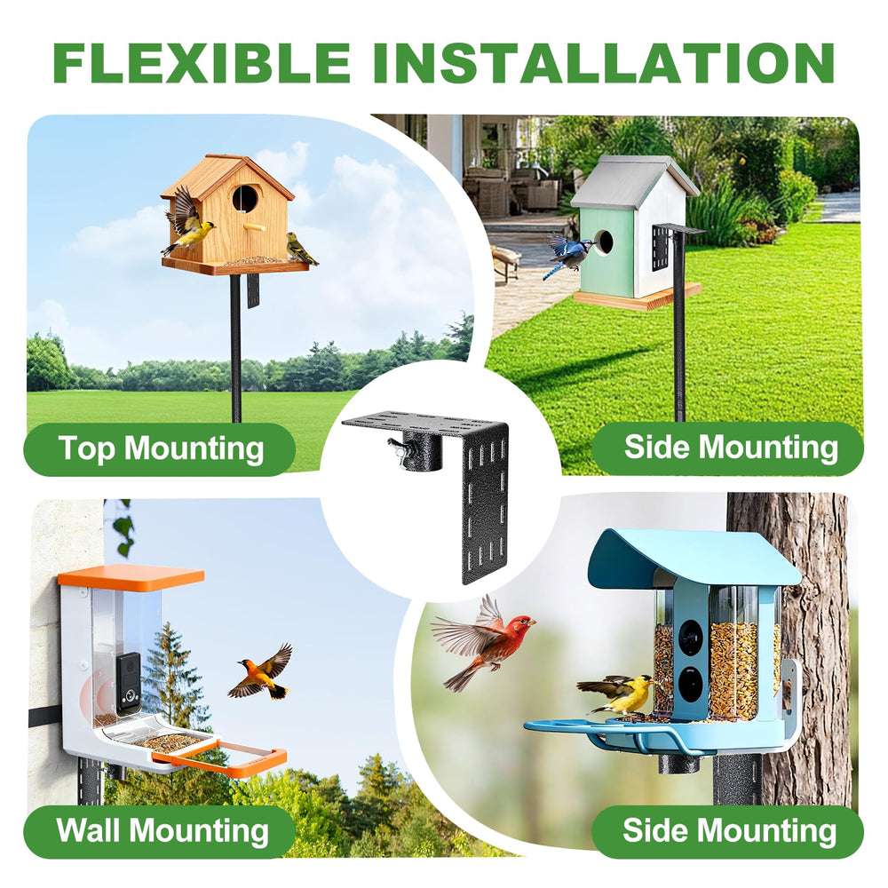 inanil feeder with bird-cam showing support for lightweight camera setups