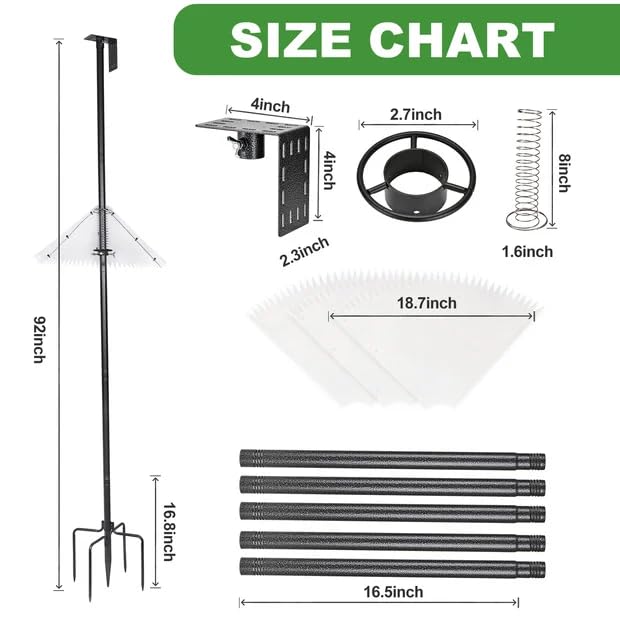 inanil transparent baffle closeup highlighting anti-climb protection and clear sightlines