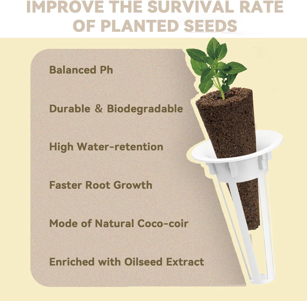 inbloom pods installed in AeroGarden illustrating easy compatibility and space saving harvests