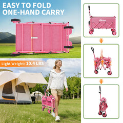 InBrave all-terrain wheels image showing thick tyres and 360-degree front swivel for rough ground