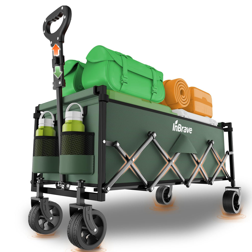 InBrave wagon front view showing spacious cargo and travel readiness