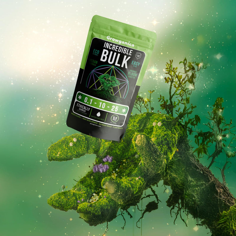Incredible Bulk next to a measuring spoon showing portion size and application clarity