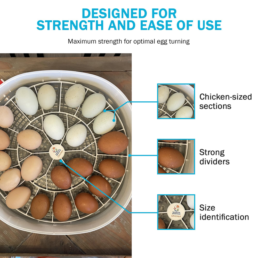 Incubator Warehouse demonstration of gentle egg removal for reduced shell damage