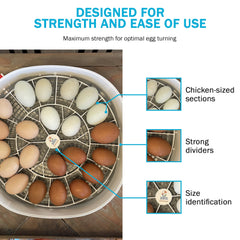 Incubator Warehouse demonstration of gentle egg removal for reduced shell damage