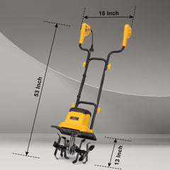 IncwBo side profile showing tilling depth capability and consistent performance