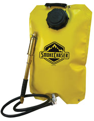 Indian FSV500 front view showing yellow bag and pump, highlighting portability and visibility