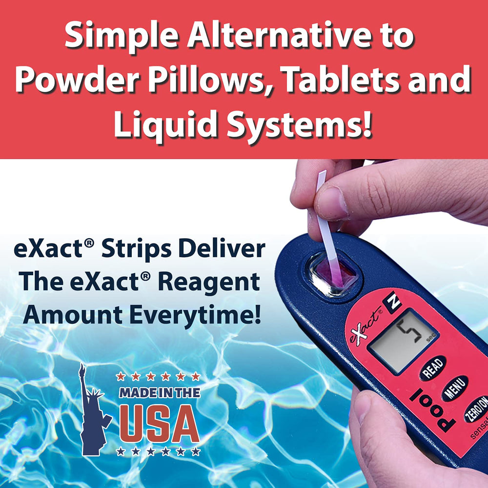 Industrial Test Systems meter used poolside in a lifestyle scene illustrating easy field testing
