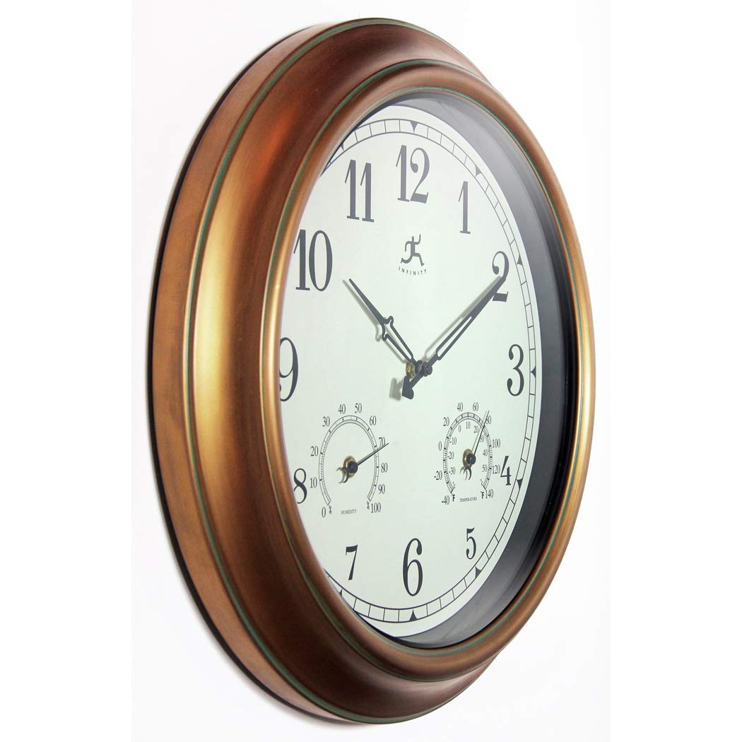 Infinity Instruments Craftsman close-up of thermometer and hygrometer for quick readings