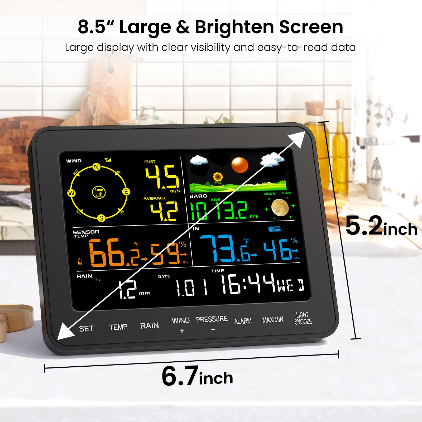 InfiSync outdoor sensor assembly mounted outdoors providing reliable data