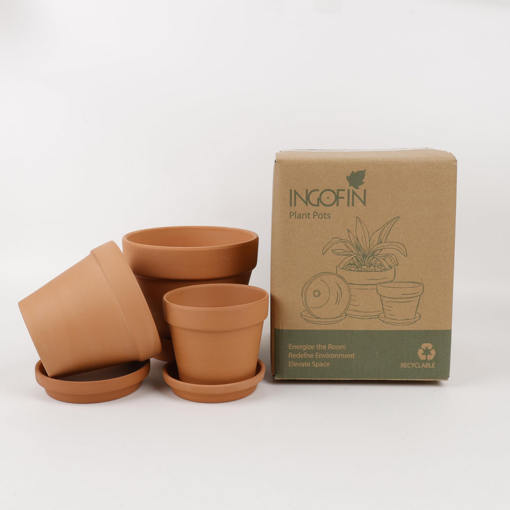 INGOFIN pot label showing size markings for easy identification and correct plant pairing