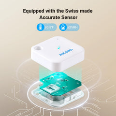 Inkbird IBS‑TH3 close sensor ports showing sensor detail benefit: accurate environmental readings