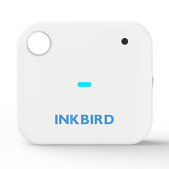 Inkbird IBS‑TH3 front view showing clear sensor housing and compact design benefit: effortless placement