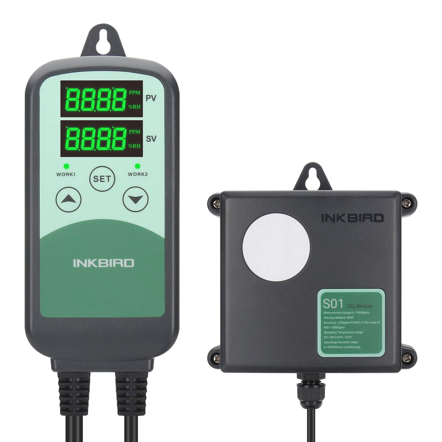 Inkbird ICC-500T front panel showing display and buttons for clear control