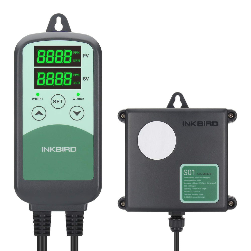 Inkbird ICC-500T front panel showing display and buttons for clear control