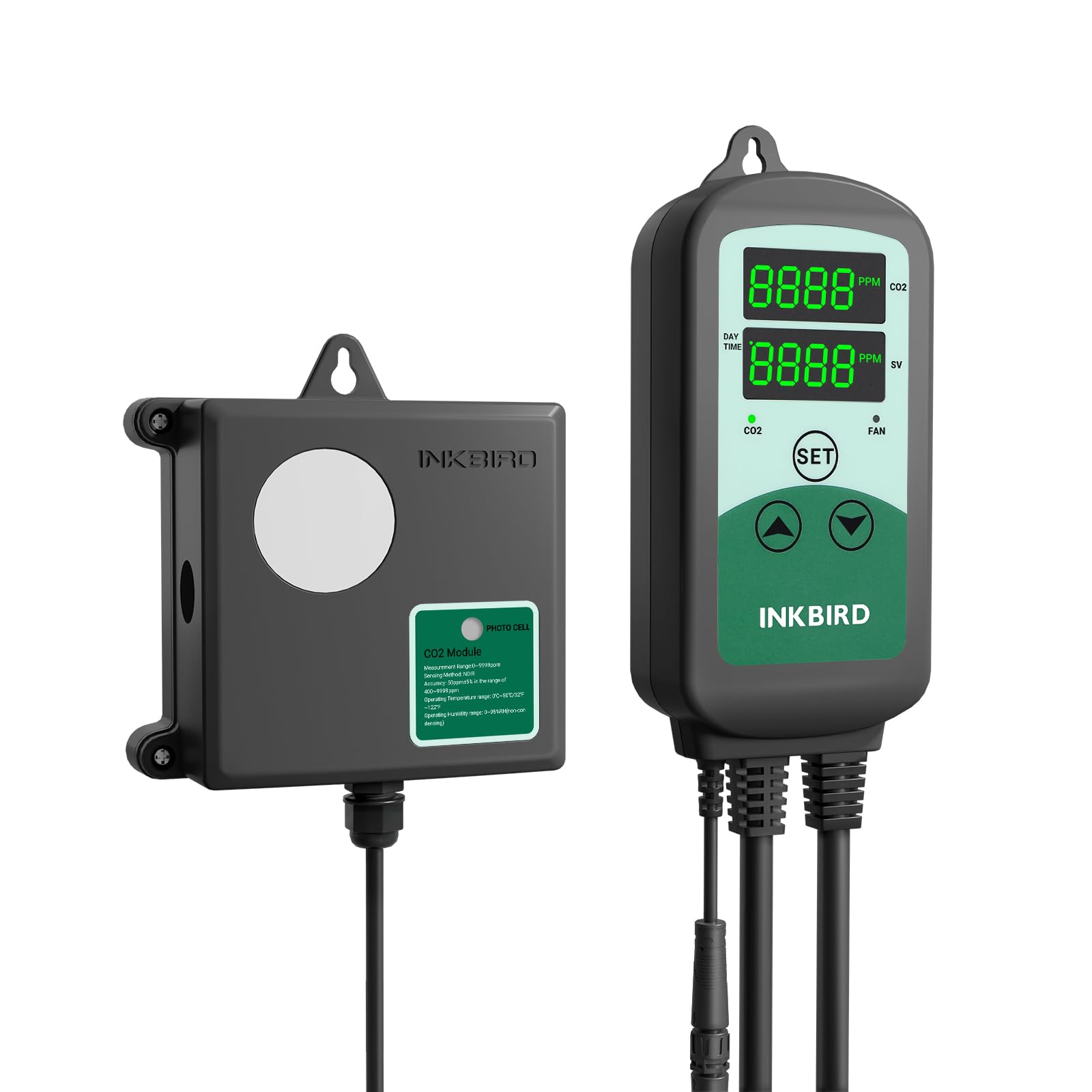 Inkbird ICC-510 front panel showing controls and digital display for quick setup