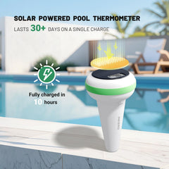 Inkbird transmitter close-up of solar panel demonstrating power-saving charging