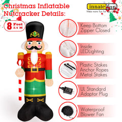 innatefun interior lights illuminated for nighttime holiday visibility
