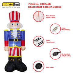 innatefun full-body profile on yard showing statue-like presence and easy visibility