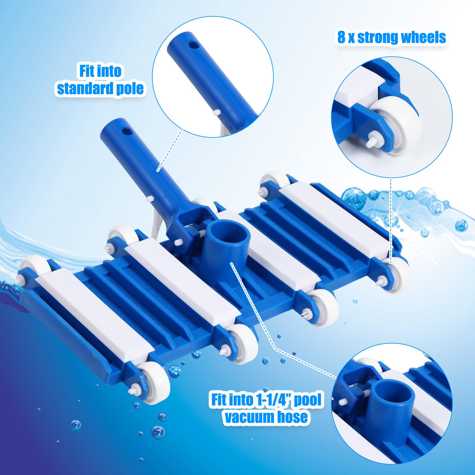 Innconee swivel cuff detail demonstrating tangle-free connection and consistent suction